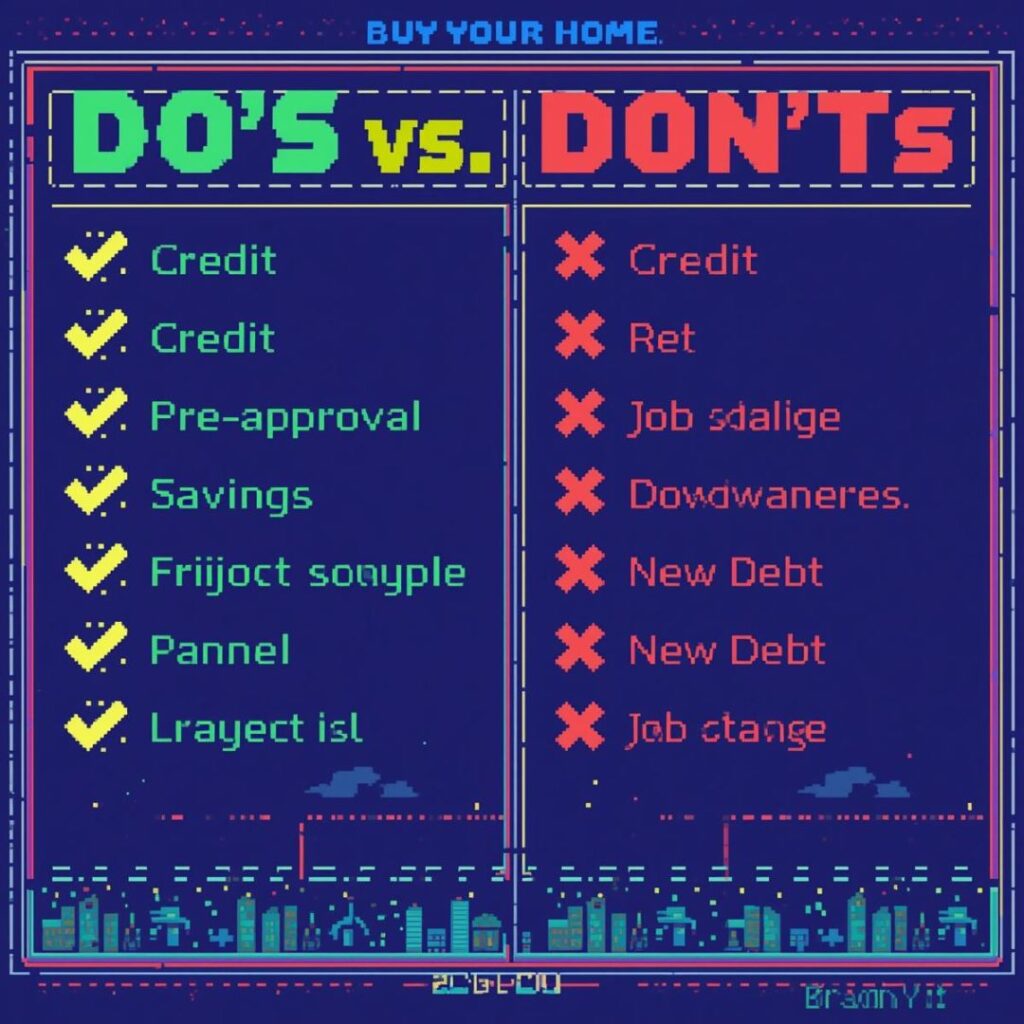 The Do’s and Don’ts of Applying for a Mortgage