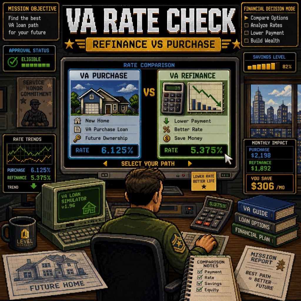 Do VA Refinance Rates Differ from Purchase Rates? (2026 Guide)